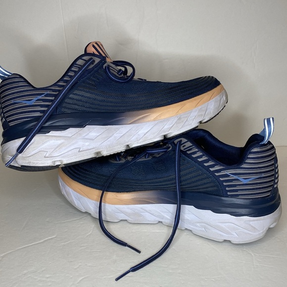 HOKA One One Bondi 6 Women’s Running Shoes Size 10.5 Blue/Dusty Pink - Picture 9 of 11